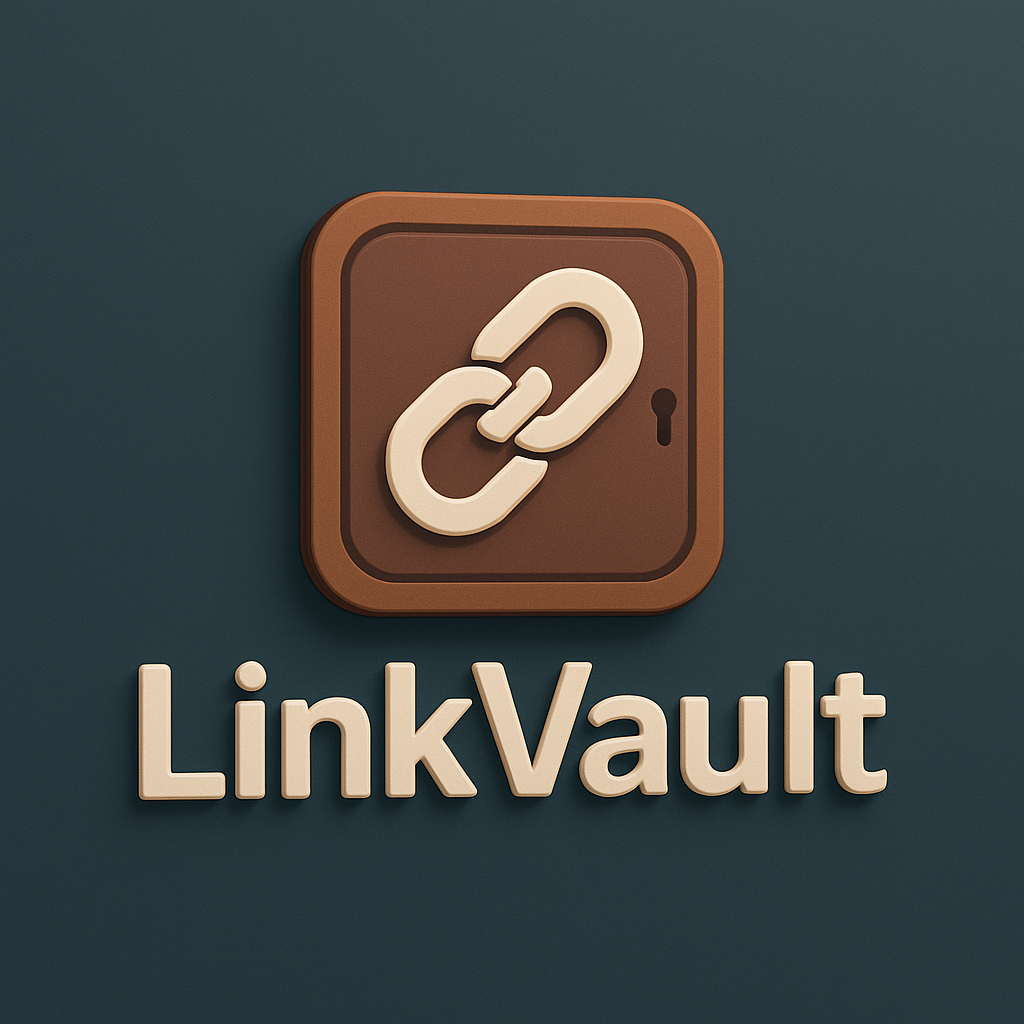 LinkVault - Your personal bookmark manager logo